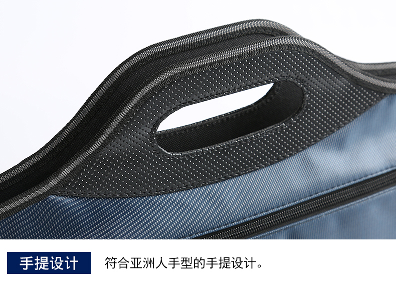 牛津布手提文件袋批發 A4帆布商務拉鏈公文包 宣傳資料袋手拎袋會議袋培訓定制印刷加寬加厚書袋訂做